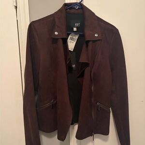 Kut from the Kloth Women's Dark Brown Leather Jacket
